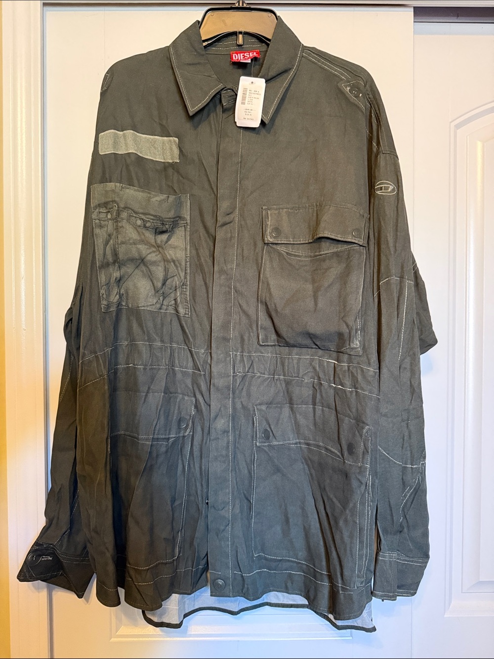 Diesel Olive Green Military Field Jacket